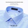 SHANSHAN Men's 100% Cotton Striped DP Non-Iron Long Sleeve Shirt