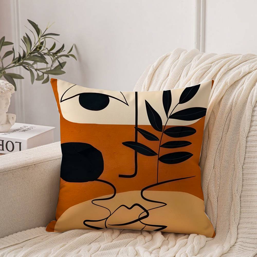 Art Abstract Illustration Pillow Case Home Decor Throw For Sofa Bed Car Room Decor Gift Idea