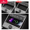 Smabee for Hyundai Kona Hybrid/EV 2024 2025 Central Wireless Charging Protective Mat Silicone Anti-Slip Mat Car Accessories