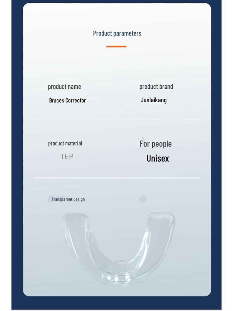 Adult Invisible Mouthguard for Protruding Teeth and Teeth Grinding