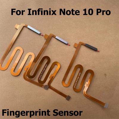For Infinix Note 10 Pro Power Button Touch ID Finger Scanner Fingerprint Sensor Flex Cable