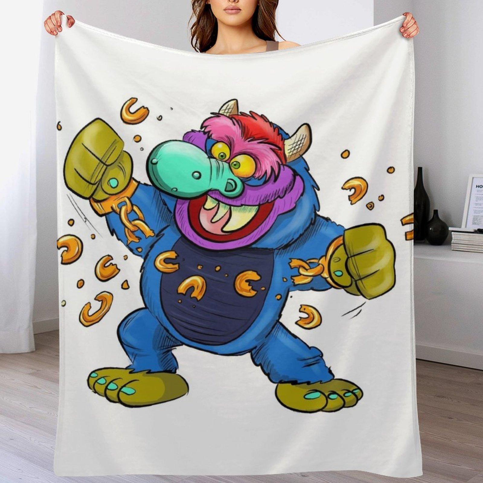 

My Pet Monster Throw Blanket Warm Comfortable Blanket for Office Napping 102x76cm(40x30in)