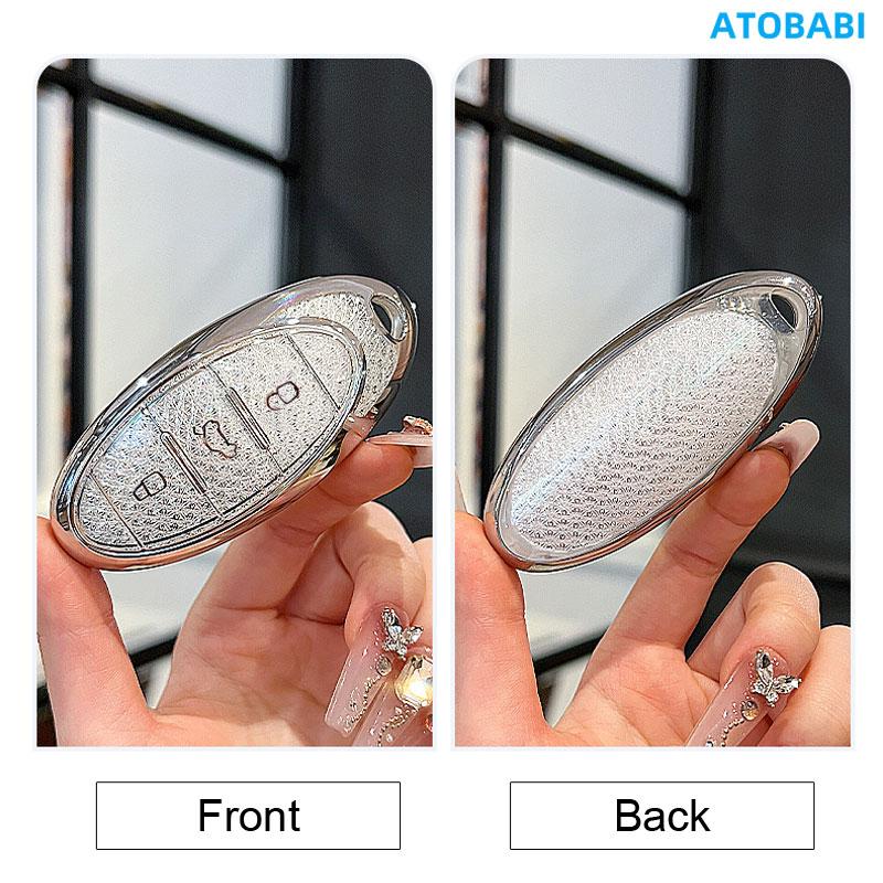 Crystal Style Tpu Car Key Cover Smart Remote Fobs Shell Case Bag For Faw Bestune B70 T99 T77 Pro T55 T33 Accessories