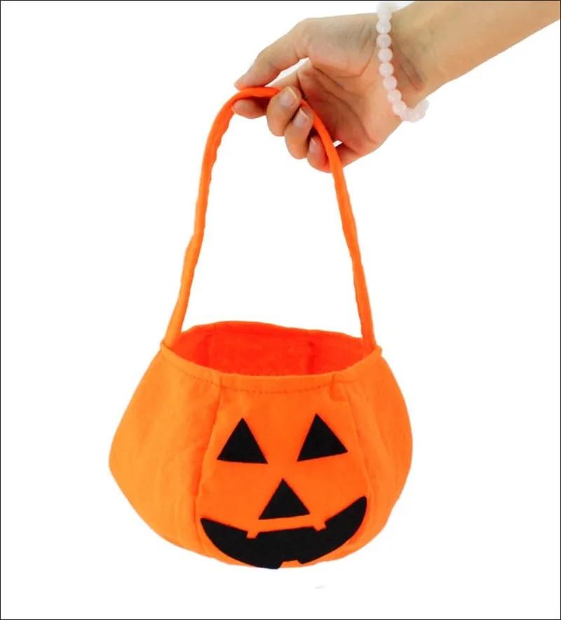 Children's Halloween Candy Bag Party Supplies Fashion Bag Holiday Smile Pumpkin Bag Kids Gifts