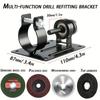 Electric Drill Cutting Holder Polishing Grinding Bracket Seat Stand Machine Base Cutter Seat Converters For Grinding Cutting Dep