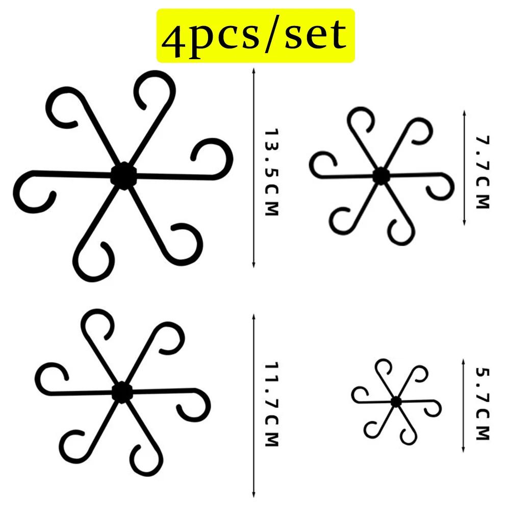 Flower Plant Stem Support Stakes Climbing Houseplant Stand Frame Plastic Garden No Stake Trellis Indoor Plant Holder Rack Hoops