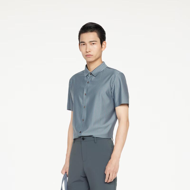 K-Boxing Men s Anti-UV Antibacterial Short Sleeve Shirt BADR2305 S