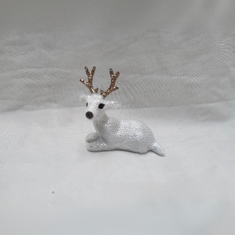 1 Stück Simulierte Tiere Sikahirsch Weihnachtsgeschenke Hirsch Elch Weihnachts Hirsch Dekorationen Plüschtier Weihnachts Rentier Ornament