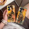 Retro Tattoo Girl Mobile Phone Case for OPPO Reno 14 13 12 11 10 9 8 7 6 5 F T Pro 5G Colorful Printing Cover Cellphones Luxury
