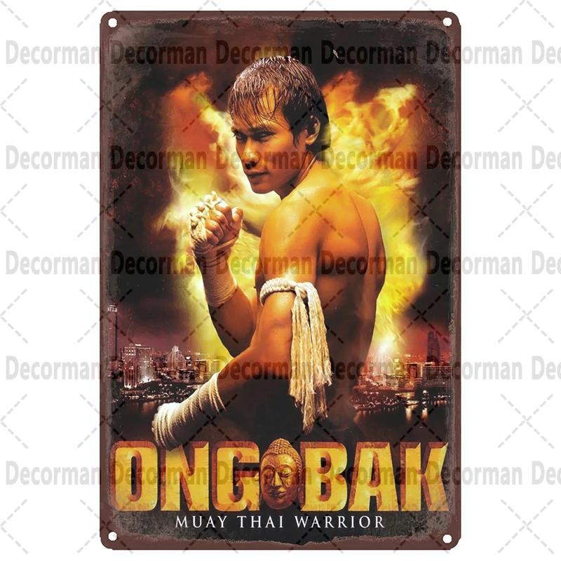 [ Mike86 ] Muay Thai Blechschild Wand Haus Boxen Thailand Metall Poster Kunst Malerei Kneipe LTA-3188 20*30 CM Vintage Dekoration