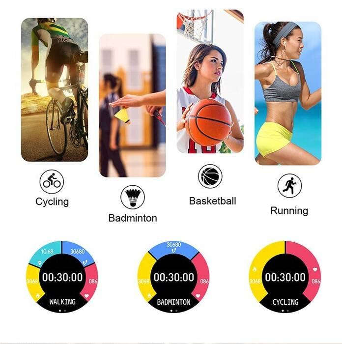 Smartwatch Damski Pacific 28-1 - Ciśnieniomierz (Zy023A)