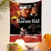 Tapisserie Karate Kid à Suspendre au Mur, Film Classique d'Arts Martiaux, Décor Mural pour Chambre à Coucher Salon Dortoir