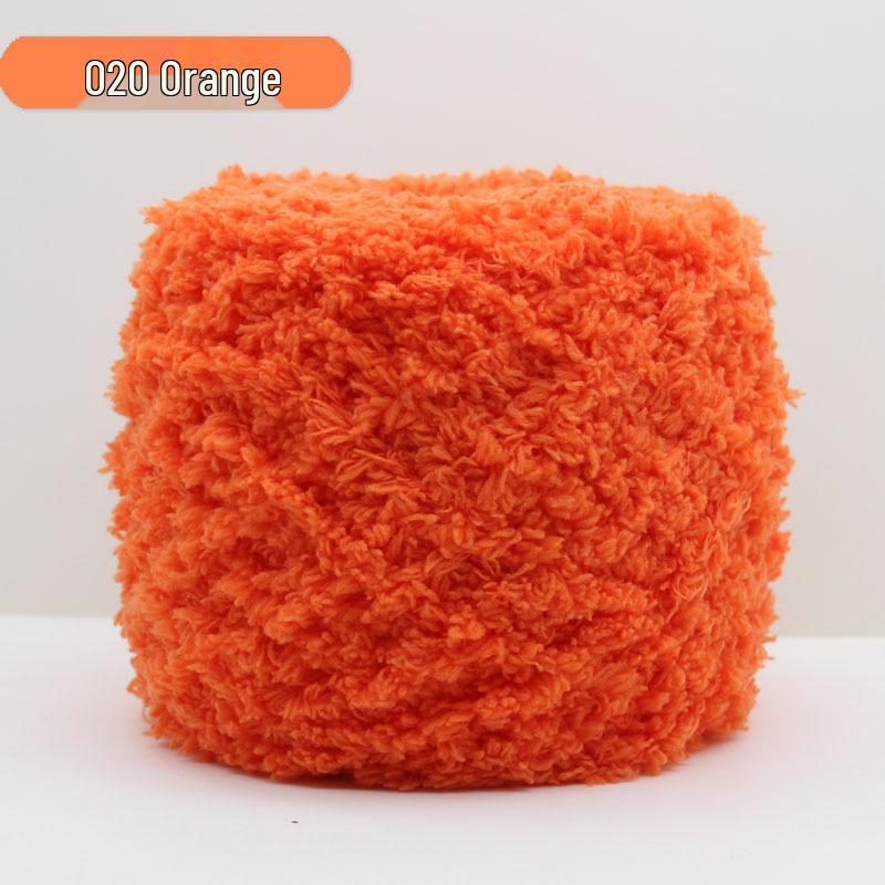 Medium-Thick Three-Strand Coral Velvet Ice Silk Plush Yarn for Hand-Knitted Baby Scarves & Vests