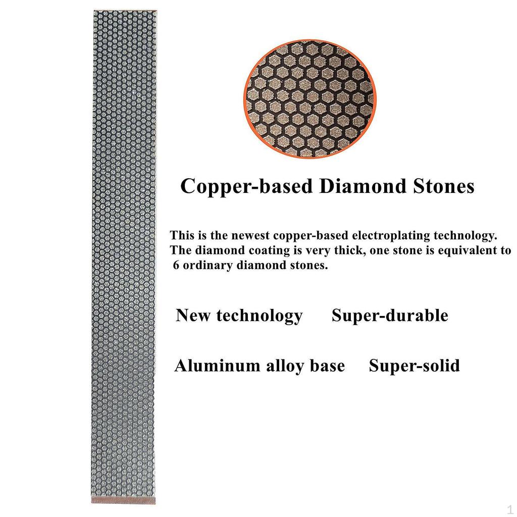 Diamond File Whetstone for Outdoor Tools and Kitchen Knives