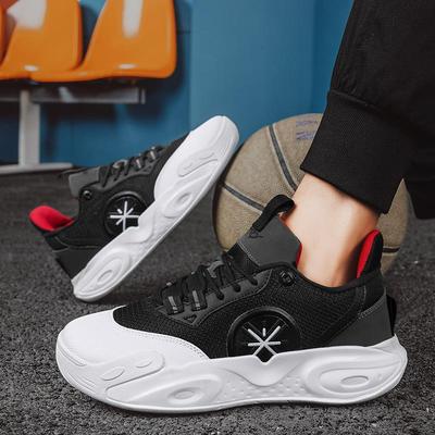 Atmungsaktive Praktische Basketballschuhe für Herren, Neu Niedrig geschnitten, Stoßdämpfend, Abriebfeste Professionelle Sportschuhe
