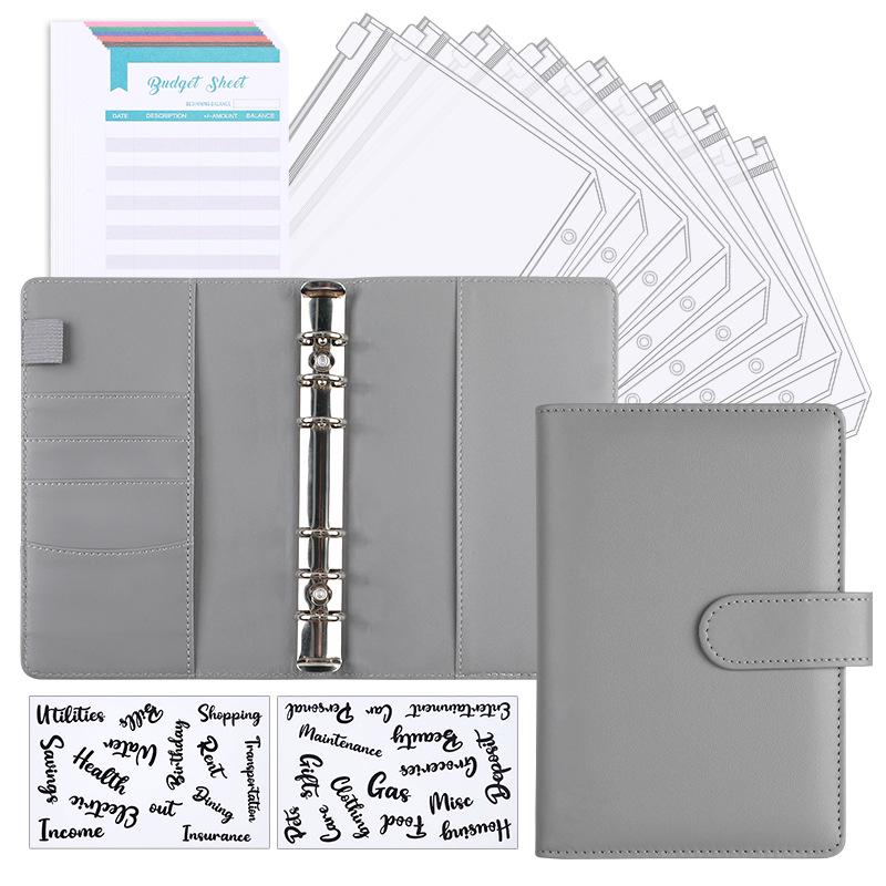 

Бухгалтерский блокнот Macaron A6 из искусственной кожи с отрывными листами: Creative Cash Budget Финансовый планировщик