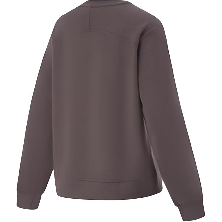 Li Ning Fitness Series Knitwear Women's Charcoal Coffee Umber AWDU110-2