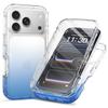 For iPhone 17 Pro Max Case Built-In PET Screen Protector PC+TPU Full Body Shockproof Phone Cover