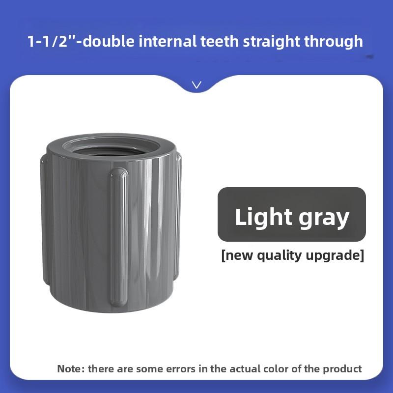 PVC 1/2 3/4 1 Inch Female Thread Connector 20/25/32mm Straight Elbow Tee 3-Way Adapter For Garden Irrigation Aquarium Pipe