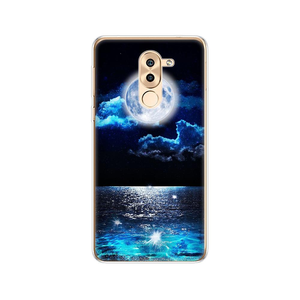 Phone Case for Huawei Honor 6X Soft Tpu Silicon Back Cover 360 Full Honor 6x Covers Protective Printing Transparent Clear Coque