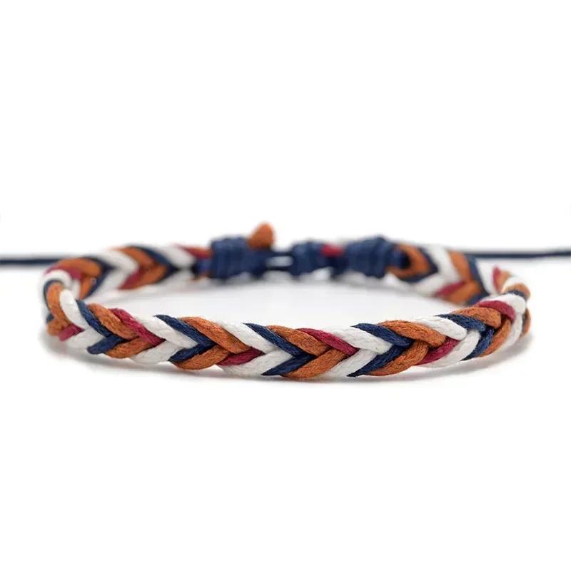 Various colors Lucky Charm Tibetan Bracelets & Bangles For Women Men Handmade Knots Green Rope Amulet Gift Bracelet