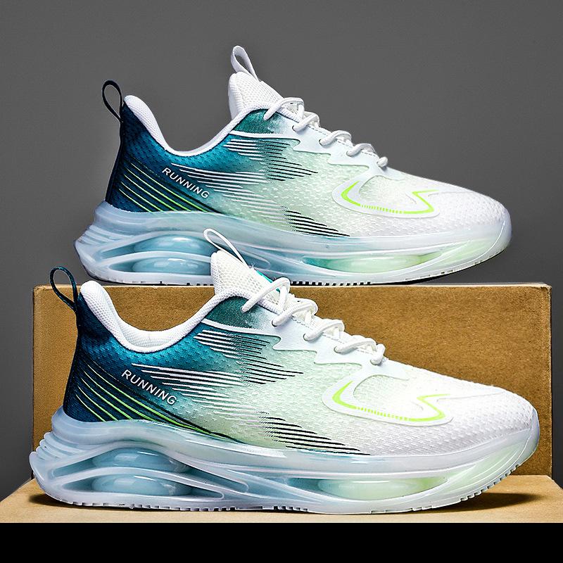 Pantofi sport cu pernă de aer de vară respirabili pentru elevi de gimnaziu, mărime mare 46, pantofi de plasă pentru bărbați