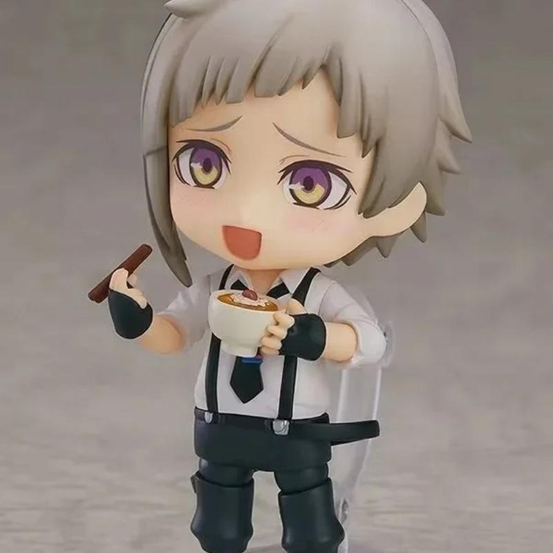 Nendoroid Bungou Stray Dogs Figure Dazai Osamu Nakahara Chuuya Anime Collectible Action Figure Cute Chibi Style Anime Merchandise Collectible Display
