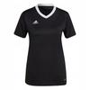 Y7254 ADIDAS ENTRADA 22 JSY WOMEN'S T-SHIRT BLACK H57572 r XS