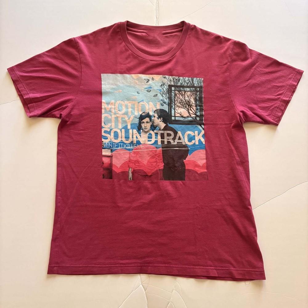Motion City Soundtrack Винтажная хлопковая унисекс футболка S-2345XL Унисекс футболка XL