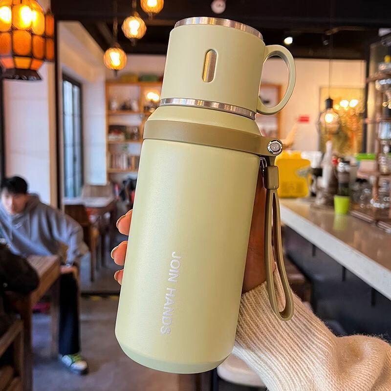 OLOEY Stainless Steel Student Thermos Bottle