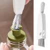 Tiny Cleaning Brush Set 3-in-1 Cup Bottle Cleaning Brushes Easy Rotating Design Bottles Cups Narrow Space Scrubber