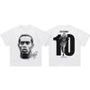 Neymar American Football Star Print Cotton Short-sleeved T-shirt Men Women Clothing Athleisure Print Fashion Oversize Casual Tee