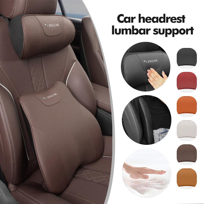 For Jaguar New Car Headrest Neck Support Protect Pillow Pad Lumbar Support Pillows XF XJ XFR XKR S-Type F-Type X-Type F-Pace LL79