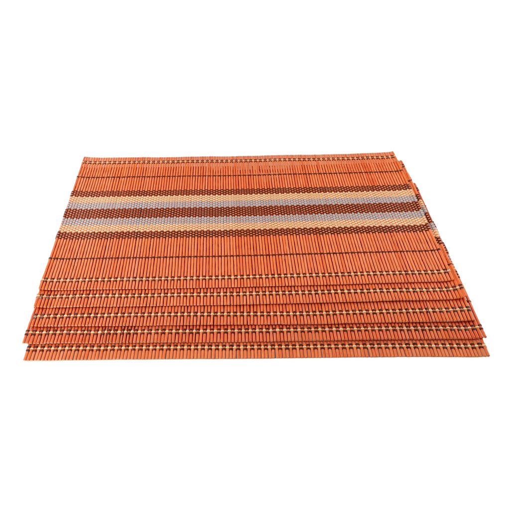 5pcs Dining Mat Ethnic Style Hand-woven Placemat Chinese Dry Tea Mat Zen Tea Ceremony Accessories Insulation Pad Lightweight