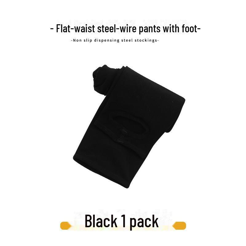 Black Silk Ultra-Thin Anti-Snag Pantyhose for Women