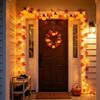 koundeneko Halloween String 20 USB LED Maple Leaf Pumpkin Ghost Hanging Photo Haunted Garden Party 3m Length Lights, Bulbs, Type, Lights, & Design,