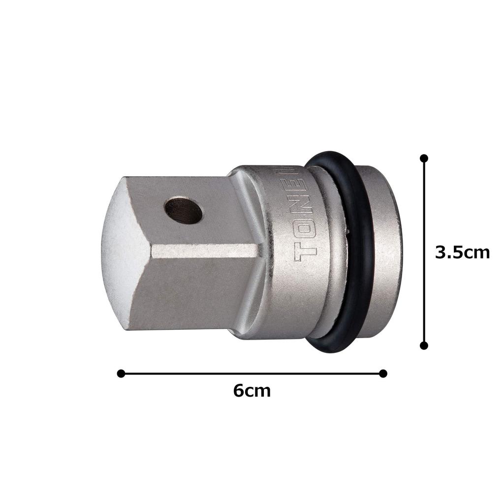 TONE Impact Socket Drive Adapter, NA68, 19.0mm (3/4") & 25.4mm (1")