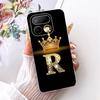 For Realme 16 Pro Case Cute Crown Letter Soft Black Silicone TPU Phone Back Cover For Realme16Pro 16Pro+ Plus Shockproof Capa