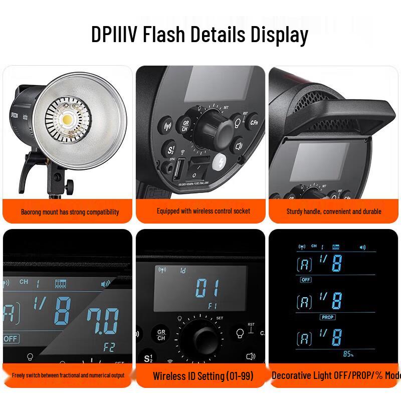Godox DP400III-V 400W Studio Flash Kit