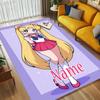 Personalized Name Galaxy Dreamer Living Room Non-Slip Area Rug Soft Carpet for Bedroom Playroom Sofa Office Home Decor Doormat