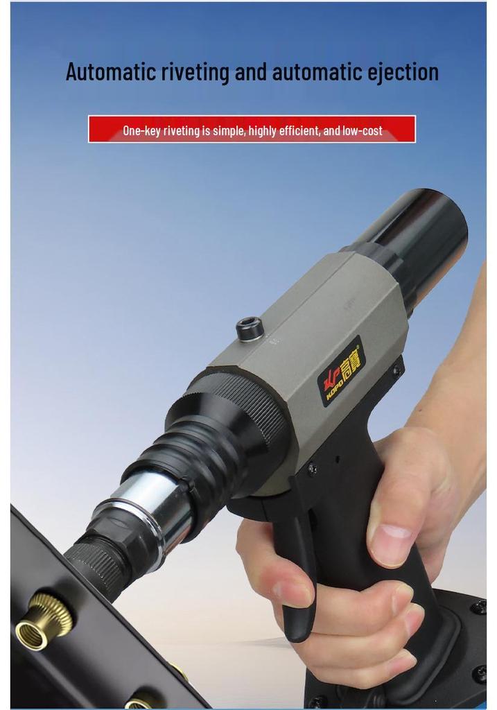 Gaobao Industrial-Grade Fully Automatic Pneumatic Rivet Nut Gun: M3-M8 Riveting Tool