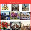 Diy Oil Painting Kit With Geometric Art For Home Decor Enthusiasts