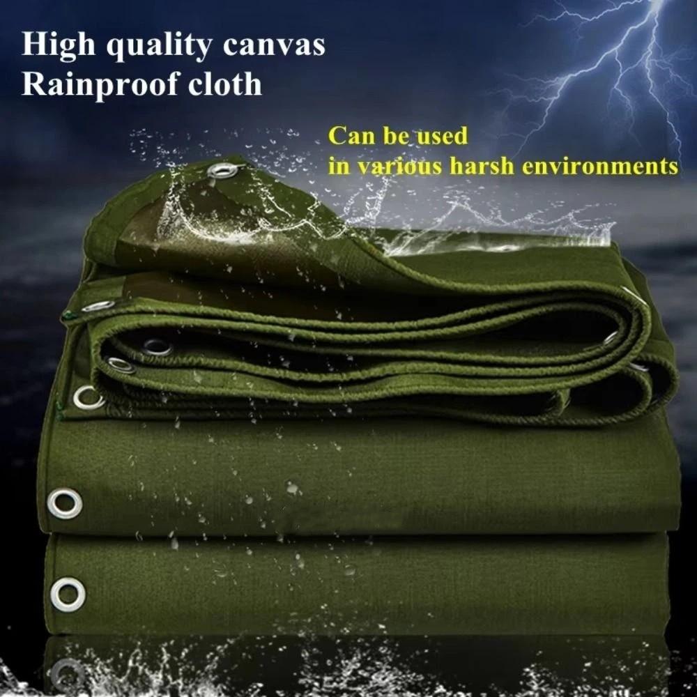 Heavy Duty Waterproof Cover Thick 0.86mm Canopy Cargo Pile Rainproof Cloth  Outdoor Use