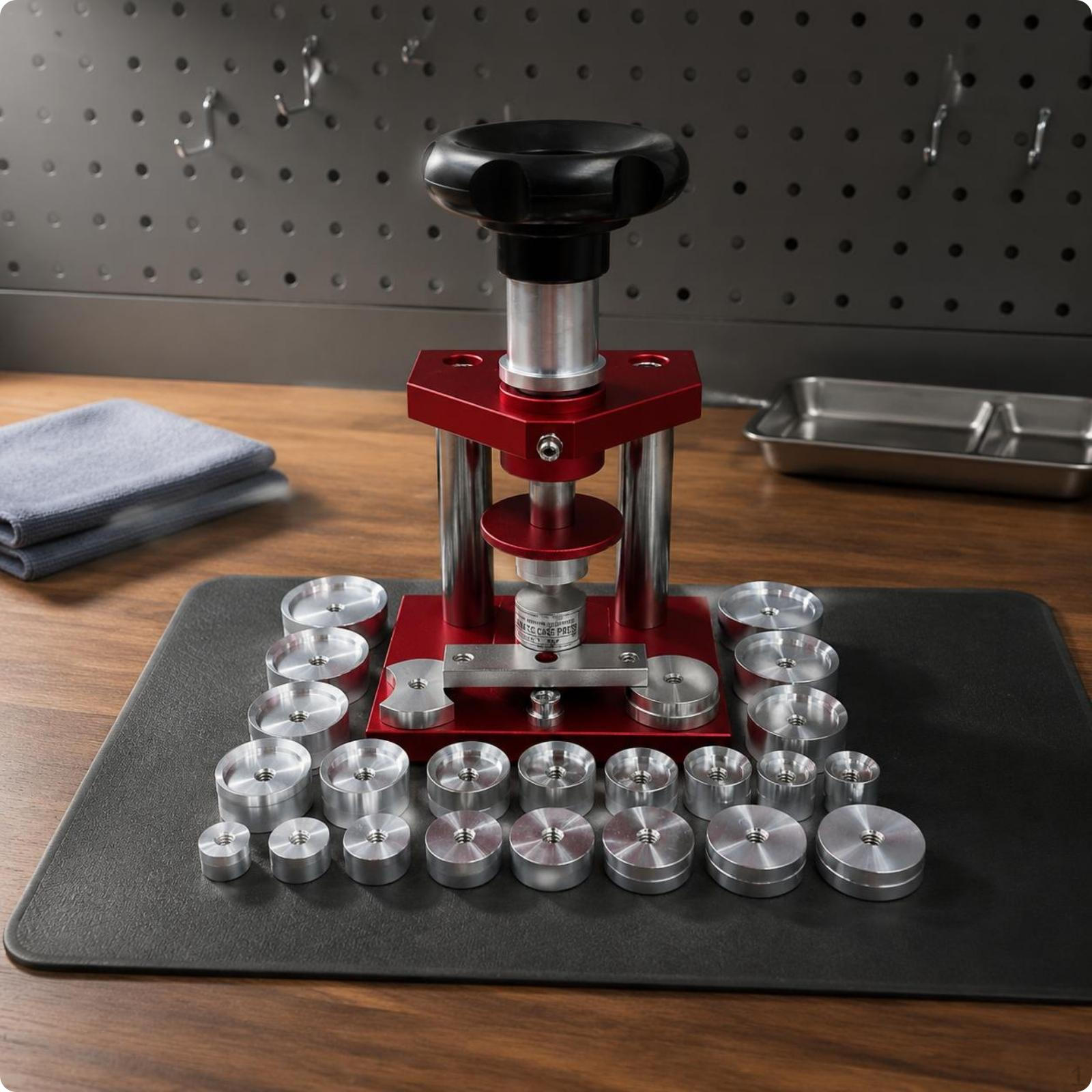 Rotary Watch Press Manual Case Closer