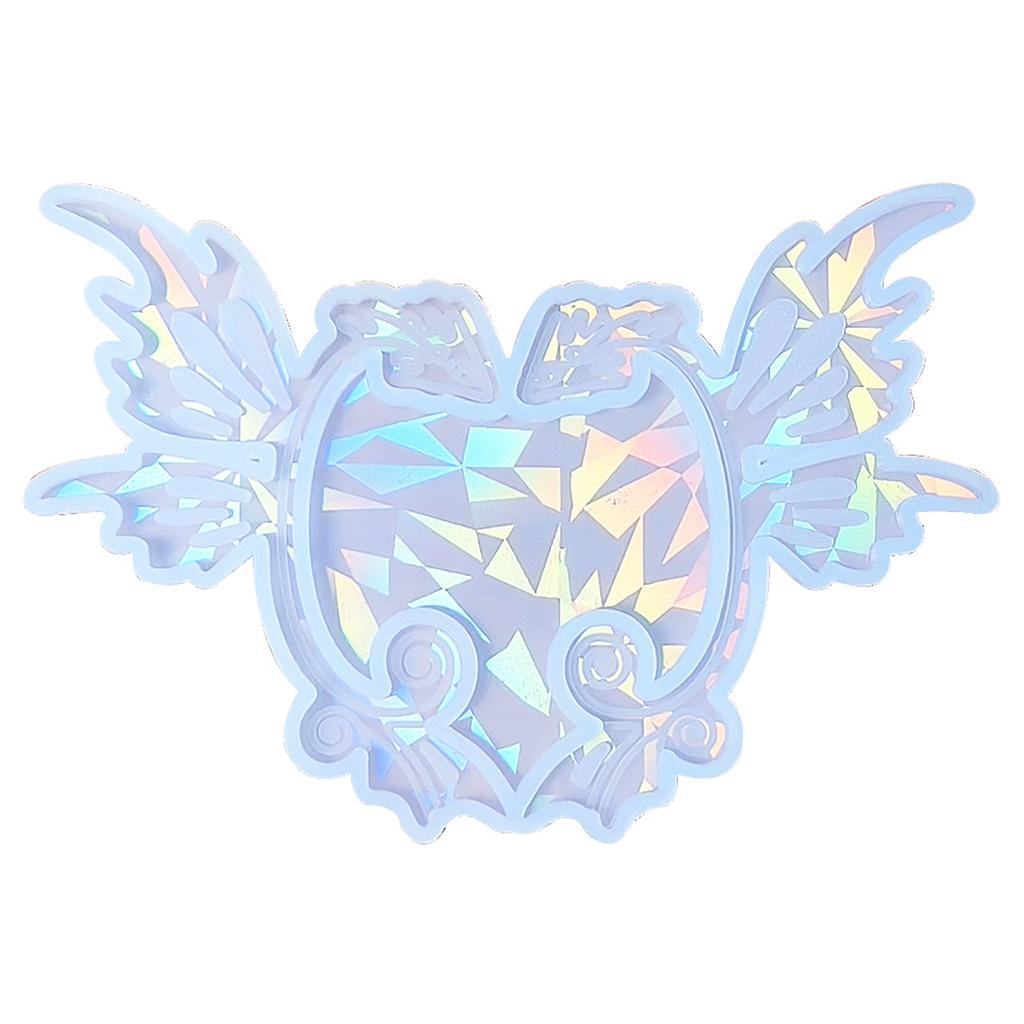 Przenośny Silikonowy Forma Epoksydowa Forma do Wisiorka na Ucho Holograficzne Lasery Smocze Klipsy do Uszu Formy Formy do Wyrobu Biżuterii