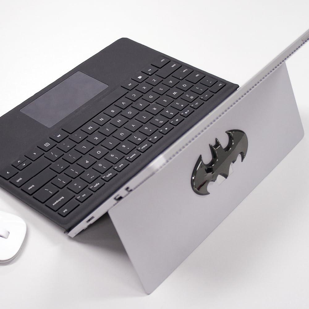 Fan Emblems Batman Car Emblem 1989 Batwing Batarang Symbol 3D Auto Badge Black Chrome X X Inches Officially Licensed DC Car Accessories - - COLOR -