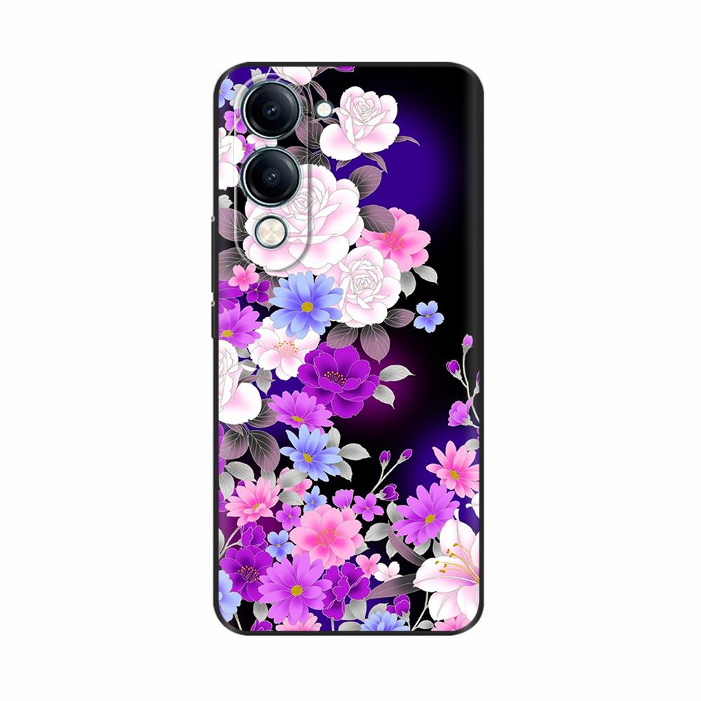 For Vivo Y19 Case 1915 Soft TPU Luxury Cute Silicone Case Bumper Back Phone Cover Coque For Vivo Y19s 2025 Cases V2419 Fundas