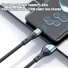 120W 6A 3 in 1 USB Type C Cable Fast Charge Phone Charger Data Cord For iPhone Samsung Xiaomi Huawei Quick Charge Micro USB Wire