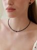Love Me Monster 1 Rose Spinel Choker_3Color