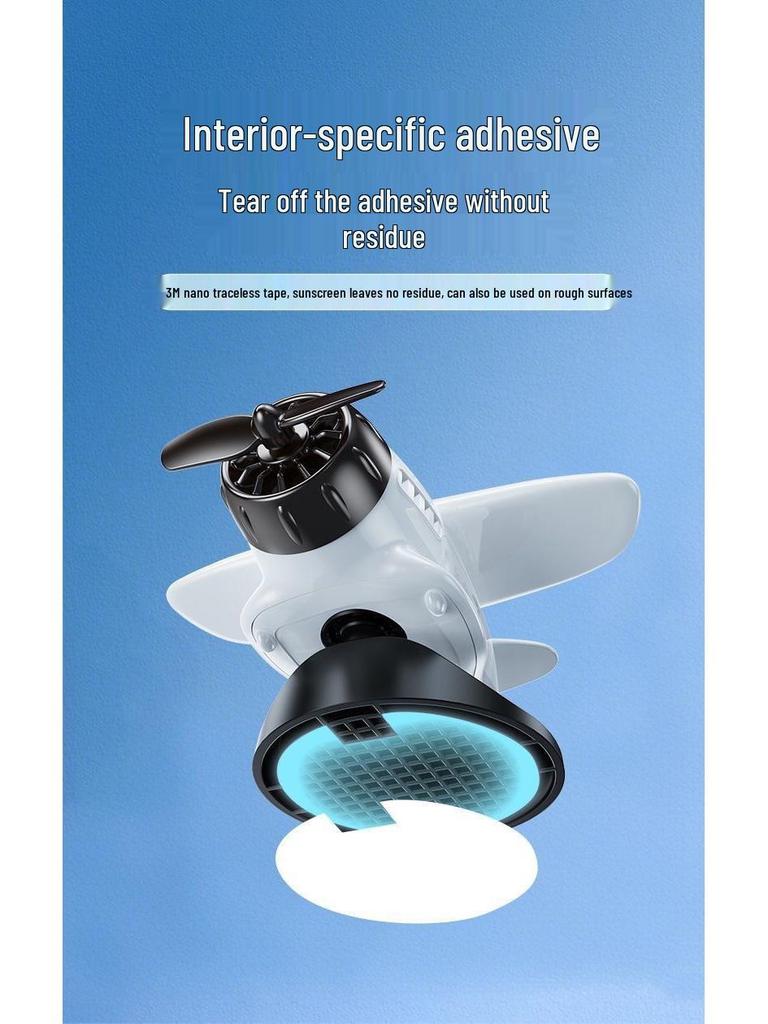 Solárna rotujúca ozdoba lietadla do auta